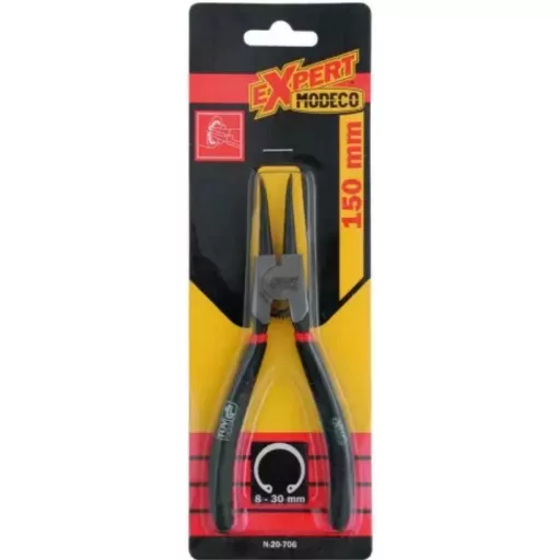 Seeger fogó 150mm Külső-Egyenes MODEC (8-30ig)