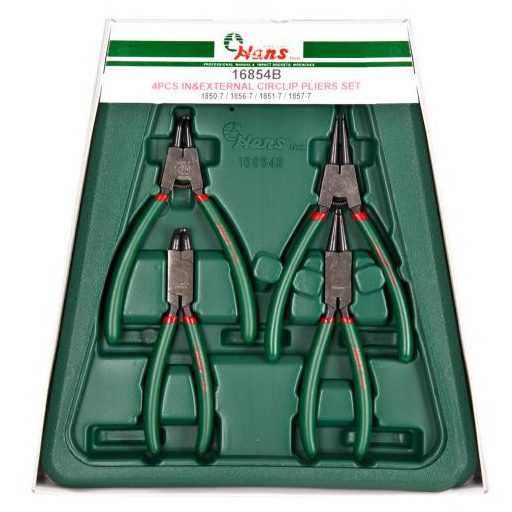 Seeger-fogó klt. 4-rész 180mm HANS  - N°16854 B