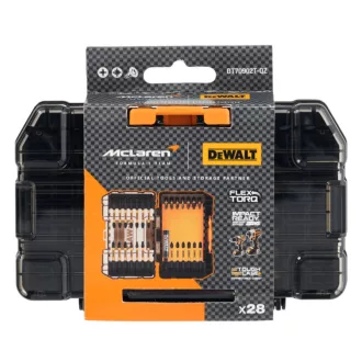   DEWALT Bitfej készlet DT70902-QZ - McLaren Edition, 28 részes TSTAK tárolóval! (Impact ready)