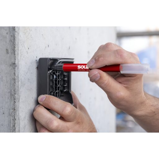 SOLA jelölő Filc DHM - 3,0mm hegy (alkoholos) FEKETE hosszú furatjelölő!