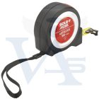 SOLA mérőszalag     8,0fm/25mm AUTOLOCK - FEKETE-KRÓM Műanyag CLASS II AKCIÓ!