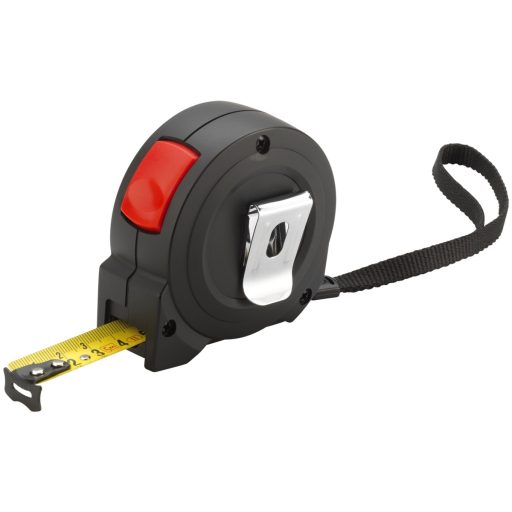 SOLA mérőszalag     8,0fm/25mm AUTOLOCK - FEKETE-KRÓM Műanyag CLASS II AKCIÓ!