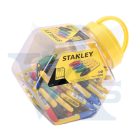 STANLEY filctoll permanent mini SZÍNES 1-47-329 - Alkoholos csíptetős 90mm-es toll