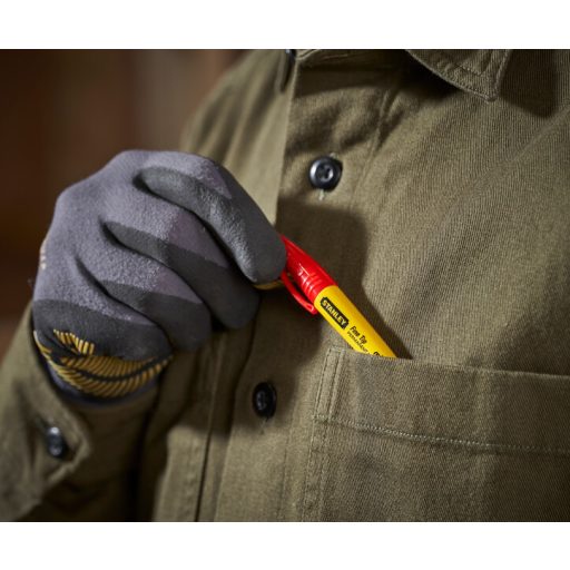 STANLEY filctoll permanent mini SZÍNES 1-47-329 - Alkoholos csíptetős 90mm-es toll