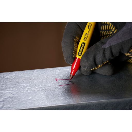 STANLEY filctoll permanent mini SZÍNES 1-47-329 - Alkoholos csíptetős 90mm-es toll