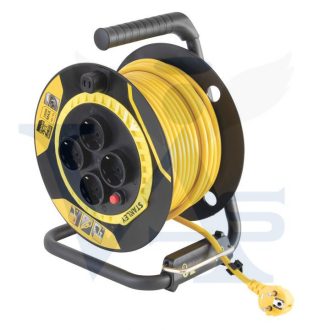   STANLEY kábeldob 25fm  SXECCL26BSE NYITOTT GUMIKÁBEL - 3x1,5mm2 IP20 gumikábeles! (műa.dobos)