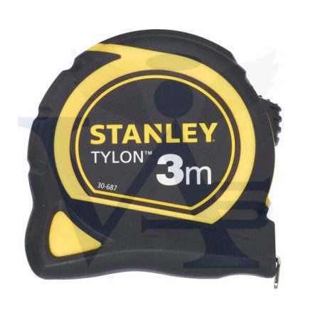 STANLEY mérőszalag     3,0fm/13mm GUMI-MŰANYAG - TYLON FEKET-SÁRGA (0-30-687)