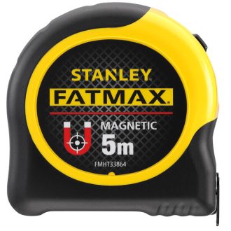   STANLEY mérőszalag    5,0fm/32mm GUMI-MŰANYAG - FATMAX Mágneses SÁRGA-FEKETE (FMHT0-33864)