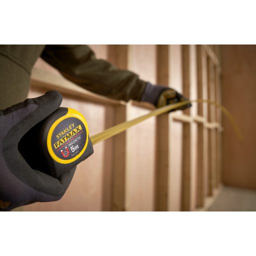 STANLEY mérőszalag    5,0fm/32mm GUMI-MŰANYAG - FATMAX Mágneses SÁRGA-FEKETE (FMHT0-33864)
