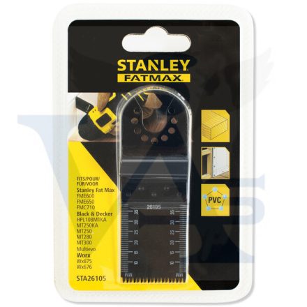 STANLEY merülő fűrészlap 32mm / 15TPI - HCS Japán edzett fogazattal STA26105-XJ