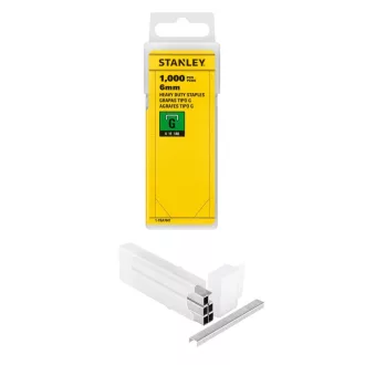   STANLEY tűzőgép kapocs G   6mm (1000db) 1-TRA704T (10,6mm)