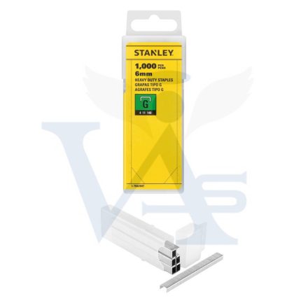 STANLEY tűzőgép kapocs G   6mm (1000db) 1-TRA704T (10,6mm)