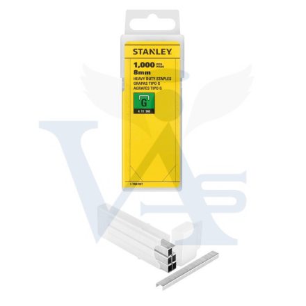 STANLEY tűzőgép kapocs G   8mm (1000db) 1-TRA705T (10,6mm)