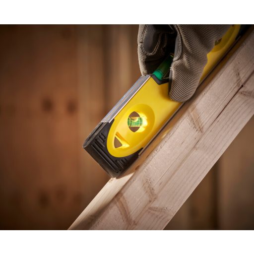 STANLEY vízmérték   300mm MÁGNESES - TORPEDO, 3-LIBELLA  (0-43-511)