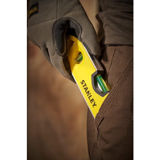 STANLEY vízmérték   300mm MÁGNESES - TORPEDO, 3-LIBELLA  (0-43-511)