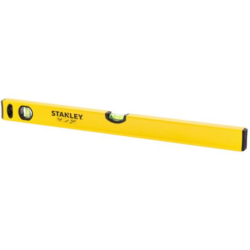 STANLEY vízmérték   800mm ALU-2-LIBELLA - CLASSIC BOX (növelt méretű libella, 0,5mm/m pontosság, ütéscsillapító végek)