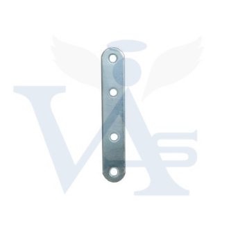   Szegezőlemez-EGYENES   15x  40x1,8mm  - HORGANYZOTT (kerekített)