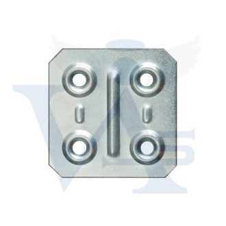 Szegezőlemez-EGYENES   40x  40x1,0mm  - HORGANYZOTT