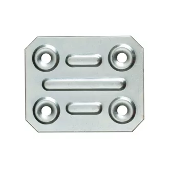 Szegezőlemez-EGYENES   40x  50x1,0mm  - HORGANYZOTT