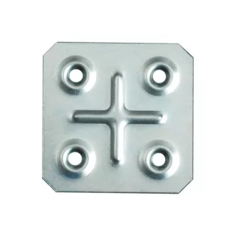   Szegezőlemez-EGYENES   45x  45x1,0mm  - HORGANYZOTT összekötő lemez