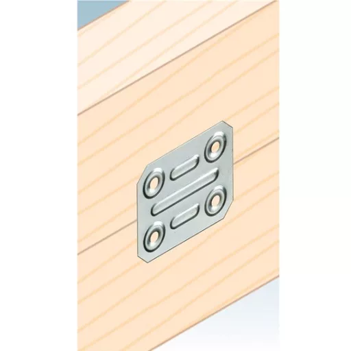 Szegezőlemez-EGYENES   67x  40x1,0mm  - HORGANYZOTT