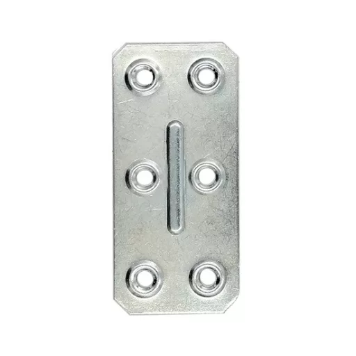 Szegezőlemez-EGYENES   86x  40x1,0mm  - HORGANYZOTT
