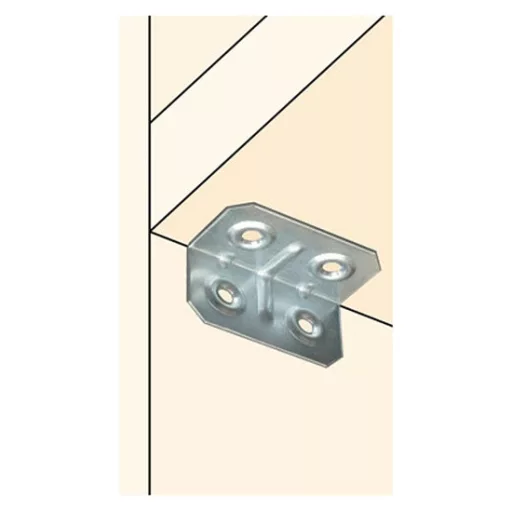 Szegezőlemez-SAROK   21x  21x  86x1,0mm  - HORGANYZOTT sarok összekötő