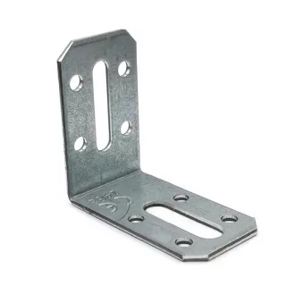   Szegezőlemez-SAROK   60x  30x  55x2,0mm  - HORGANYZOTT, Állítható