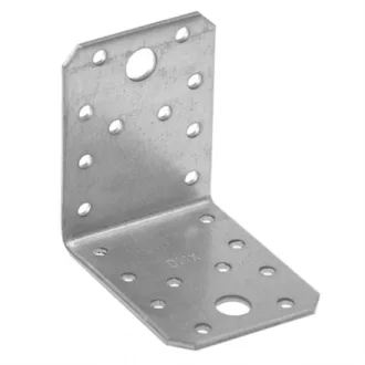 Szegezőlemez-SAROK   70x  70x  55x2,5mm - HORGANYZOTT