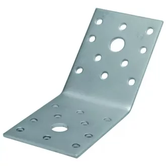   Szegezőlemez-SAROK 105x105x  90x2,5mm  - HORGANYZOTT,  135°-os