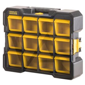   STANLEY Szortimenter táska FMST81077-1 - FATMAX Billenőfiókos (ütésálló fedélrész, alacsony kivitel, összeépíthető)
