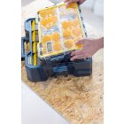 STANLEY Szortimenter táska FMST81077-1 - FATMAX Billenőfiókos (ütésálló fedélrész, alacsony kivitel, összeépíthető)