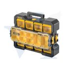 STANLEY Szortimenter táska FMST81077-1 - FATMAX Billenőfiókos (ütésálló fedélrész, alacsony kivitel, összeépíthető)