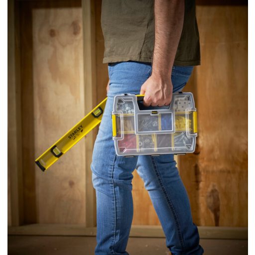 STANLEY Szortimenter táska STST1-70720 - SORTMASTER® műanyagcsatos (összecsatolható, magas kivitel)