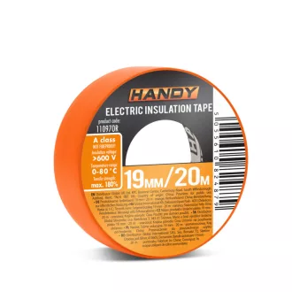   Szigetelő szalag 20x19mm ELECTRICAL TAPE - HANDY NARANCSSÁRGA