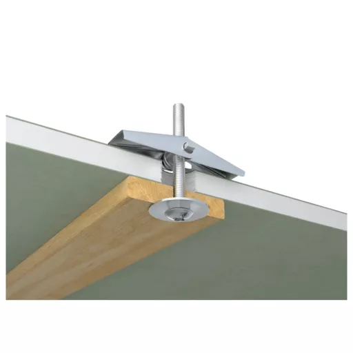 Billenőhorog Menetes csappal M-3x  90mm rugós - SPO390