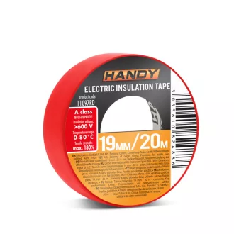 Szigetelő szalag 20x19mm ELECTRICAL TAPE - HANDY PIROS