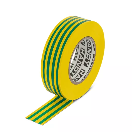 Szigetelő szalag 20x19mm ELECTRICAL TAPE - HANDY ZÖLD-SÁRGA
