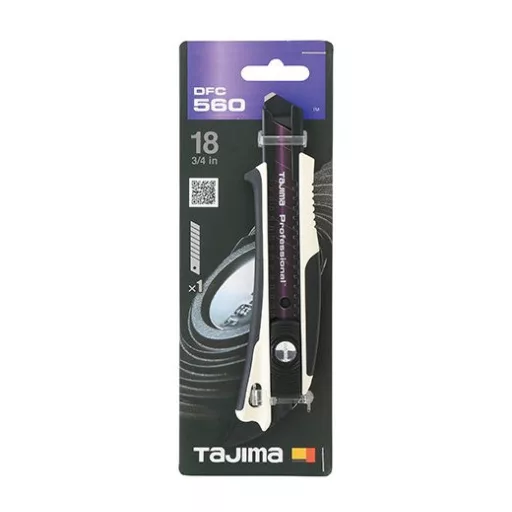 TAJIMA pvc vágókés Szakipari 18-mm - AUTOMATA ZÁRRAL DFC-560 Több funkciós (JAPÁN)