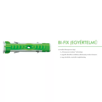   Tipli műanyag   5x  27 G&B BIFIX - 2 komponensű csavaródó Nagyteljesítményű univerzális dűbel