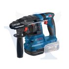 BOSCH akkumulátoros Fúrókalapács SDS-PLUS GBH-185-LI - Koffer, + kiegészítő fogantyú (1,9 Joule ütőerő)