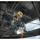 BOSCH akkumulátoros Sarokcsiszoló 125mm GWS-180-LI - 700W, Kiegyensúlyozott kialakítás és keskeny nyél (2x4,0 akkumulátor és töltő)