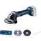 BOSCH akkumulátoros Sarokcsiszoló 125mm GWS-180-LI - 700W, Kiegyensúlyozott kialakítás és keskeny nyél (akku és töltő nélkül)