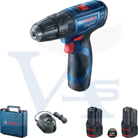 BOSCH akkumulátoros Ütvefúró-Csavarozó GSB-120-LI - koffer (2x2,0Ah/12V)