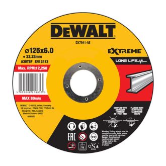 DEWALT tisztítókorong 125x6,0mm EXTREME Metal - DX7941-AE