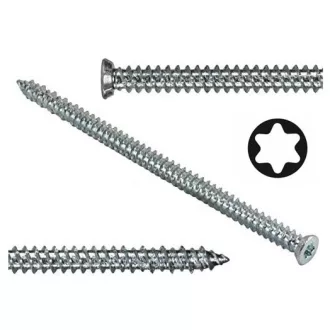   Tokrögzítő csavar Süllyesztett-Fejű 7,5x   72mm TX-30  - TORX-30 IMPORT (100db/doboz)