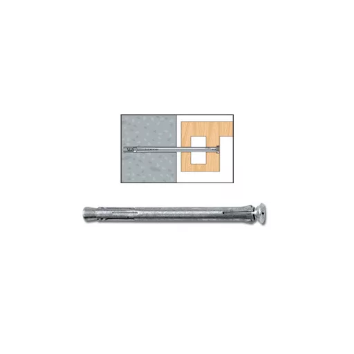 Tokrögzítő fémdűbel   8x132mm - SÜLLYESZETT FEJŰ  KO