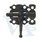 Tolózár   60mm BAJONETT Díszes SPANYOL N°6119/  60x  87 AMIG Mod.484 Festett FEKETE