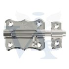 Tolózár   85mm BAJONETT Díszes SPANYOL N°248  /  85x  56mm AMIG Mod.384 Horganyzott