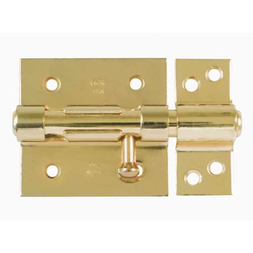 Tolózár 100mm BAJONETT Lakatolható SPANYOL N°844  /100x  64mm AMIG Mod.454 SÁRGARÉZ bevonat